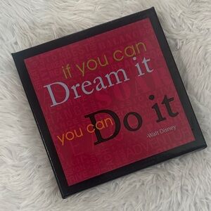 Walt Disney Inspirational Quote Target Motivational Wall Art in Red and Black‎